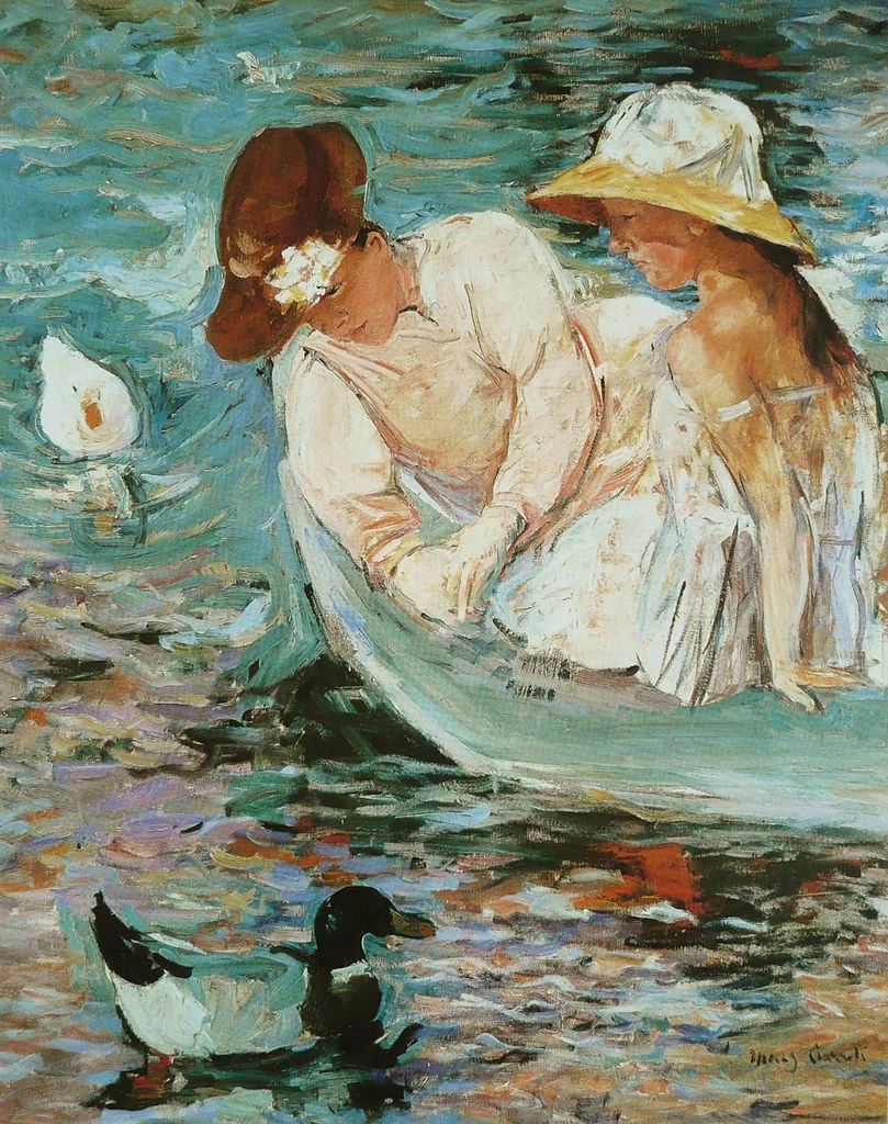 Mary Cassatt - Estate, 1894, Museo Hammer, Los Angeles, dettaglio